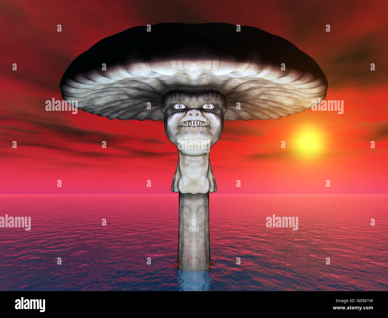 Außerirdisches Leben Stockfoto