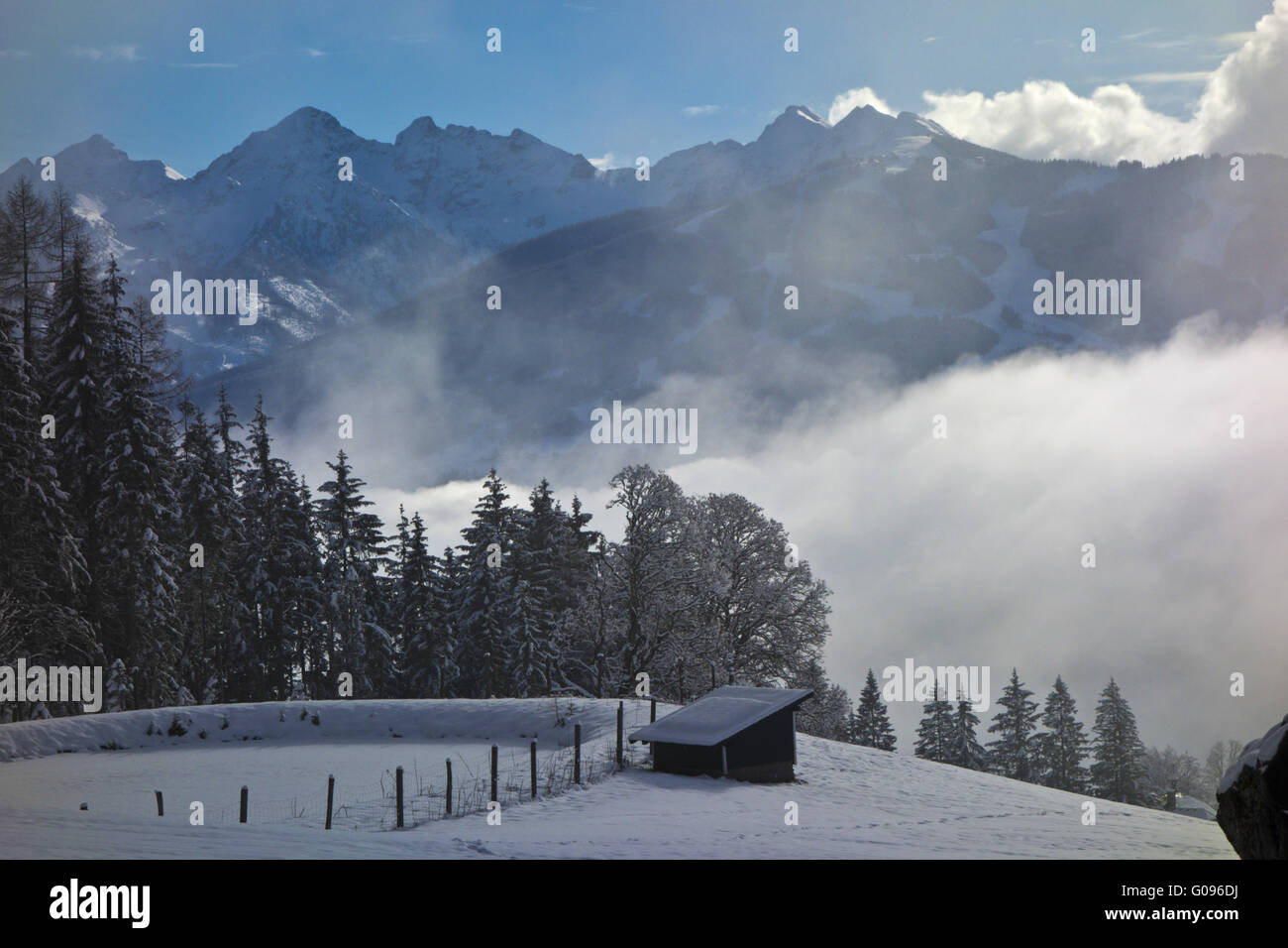 Alpin-Landschaft Stockfoto