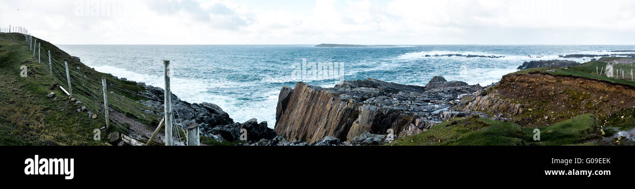 Irische Küste Stockfoto