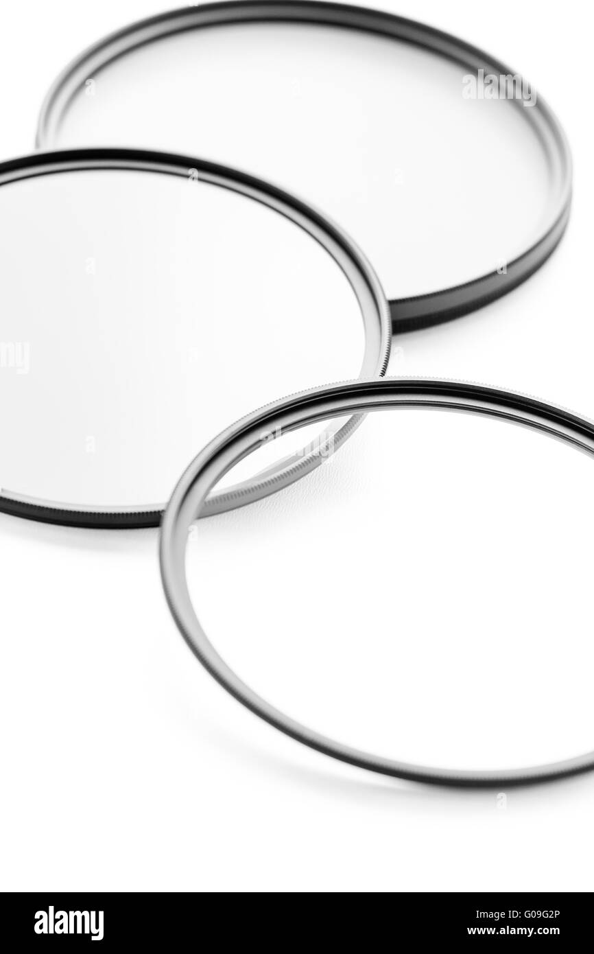 Fotografische Filter Stockfoto