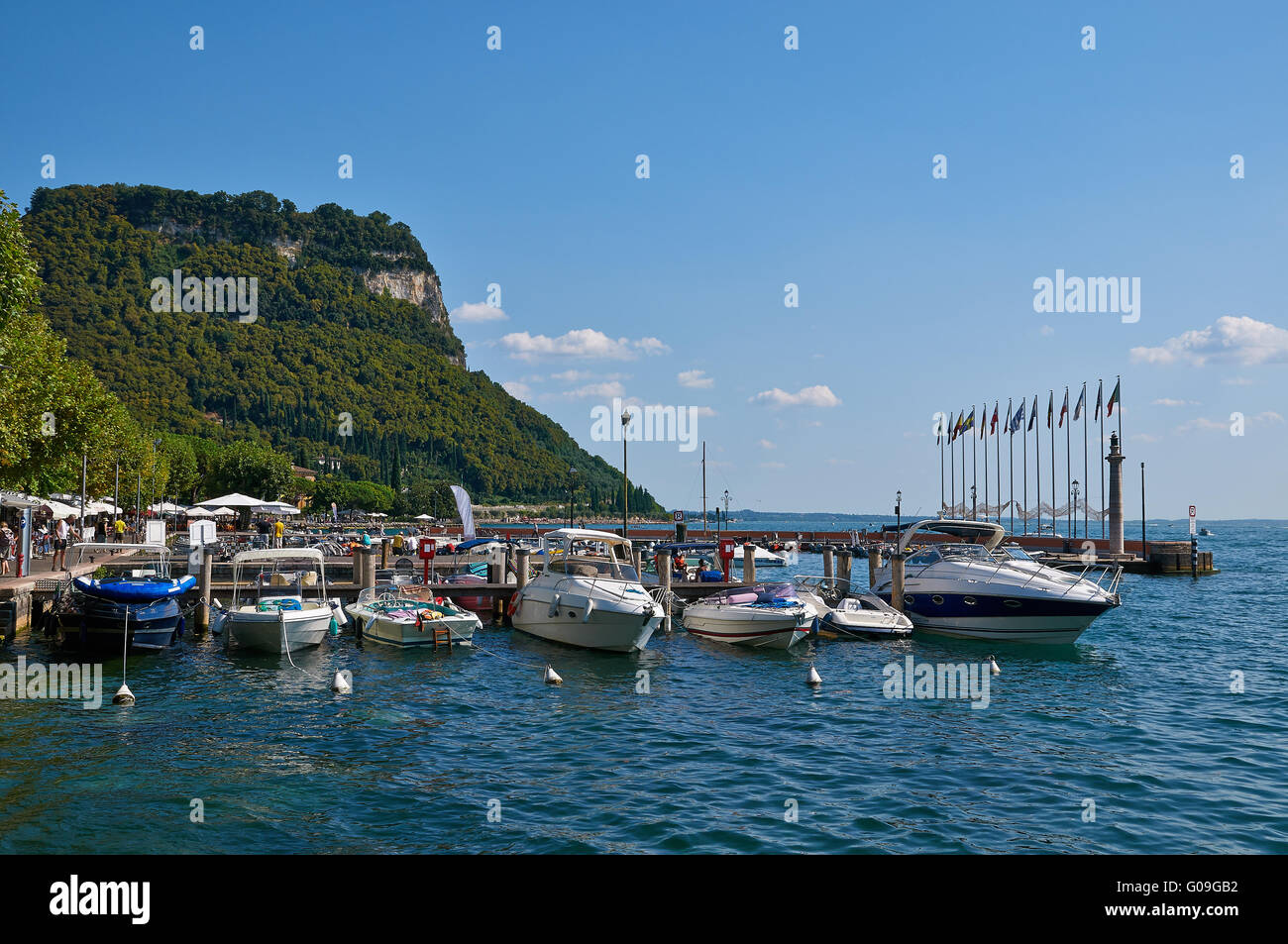 Gard-Hafen und Tafelberg Stockfoto