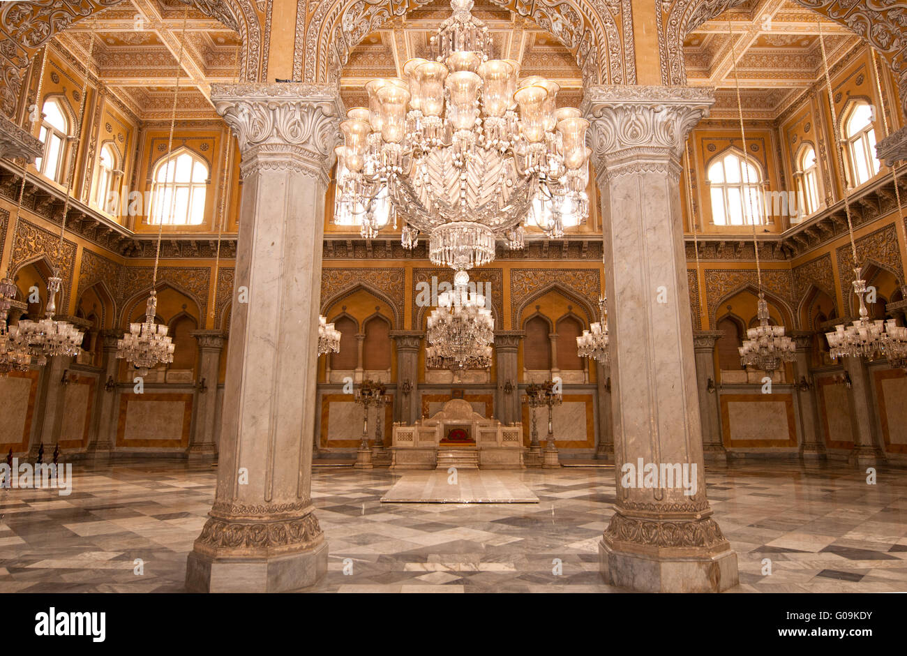 Chowmohalla Palace Stockfoto