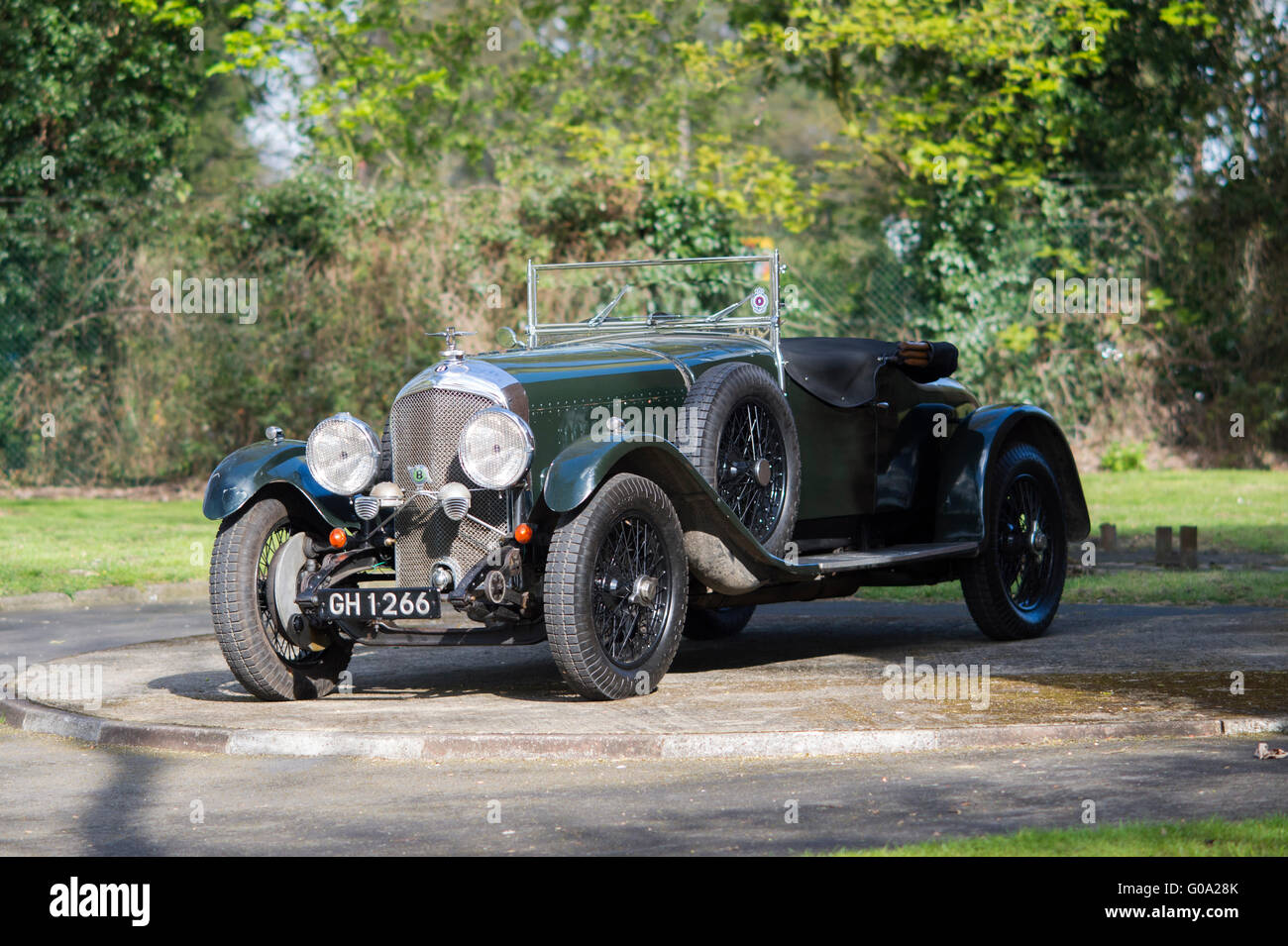 1930 Bentley in Bicester Heritage Centre. Oxfordshire, England Stockfoto