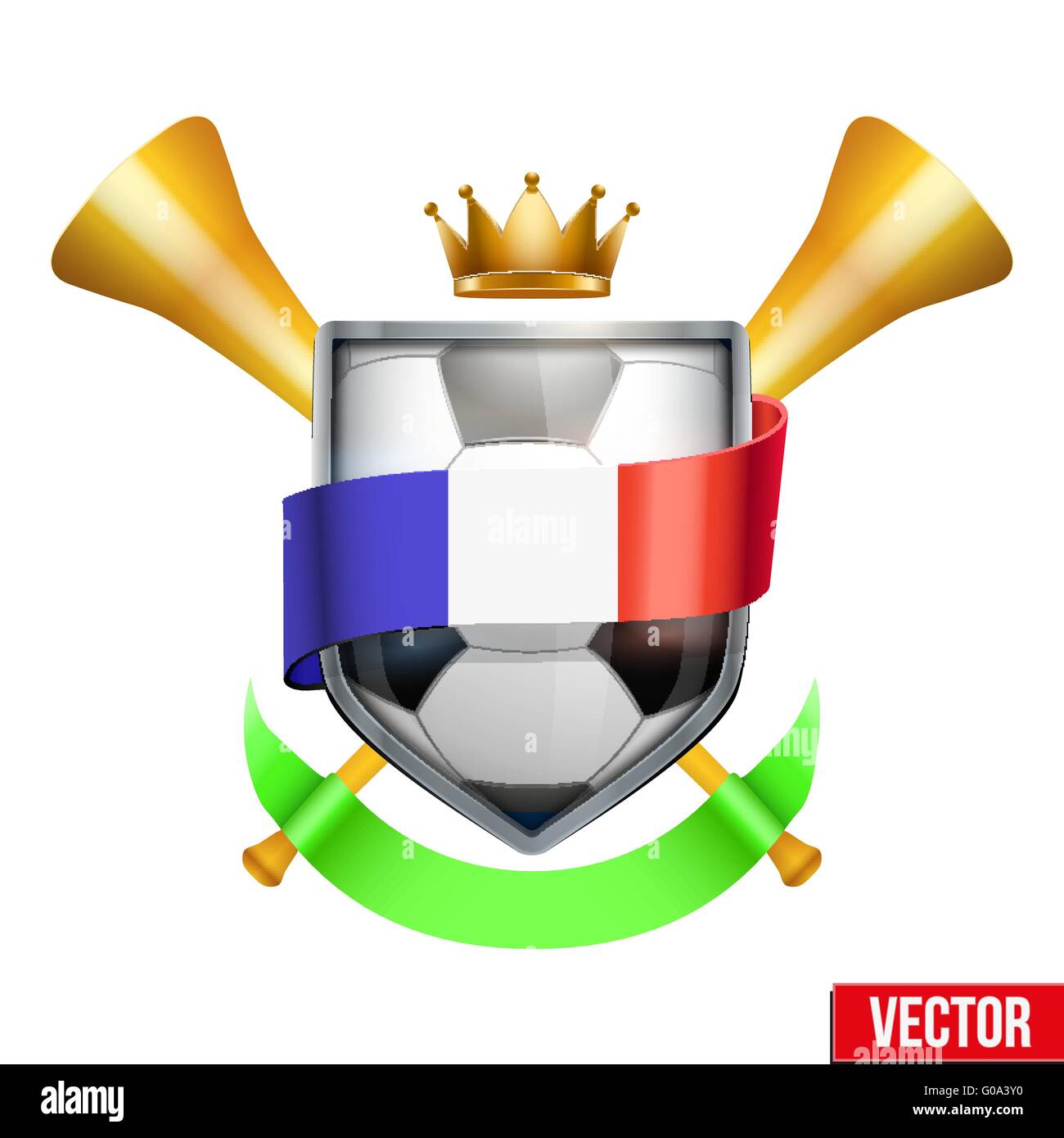 Sport-Poster von Fußballspielen. Stock Vektor