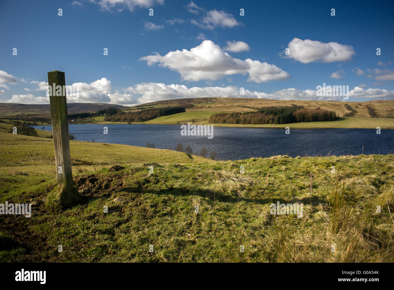 Stocks Reservoir in der Nähe von Slaidburn Lancashire Stockfoto