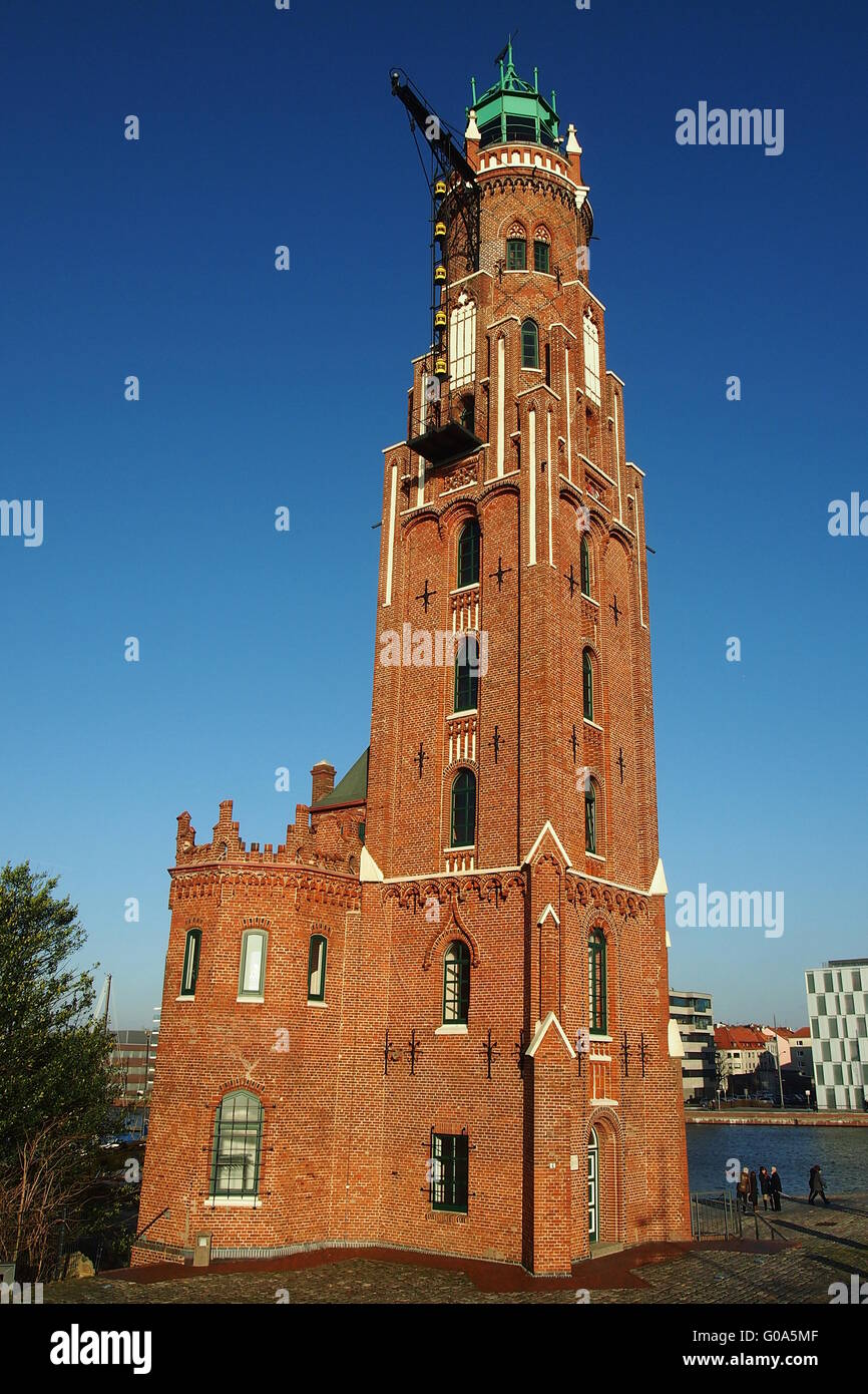 Bremerhaven Leuchtturm oberen Bereich Licht Stockfoto