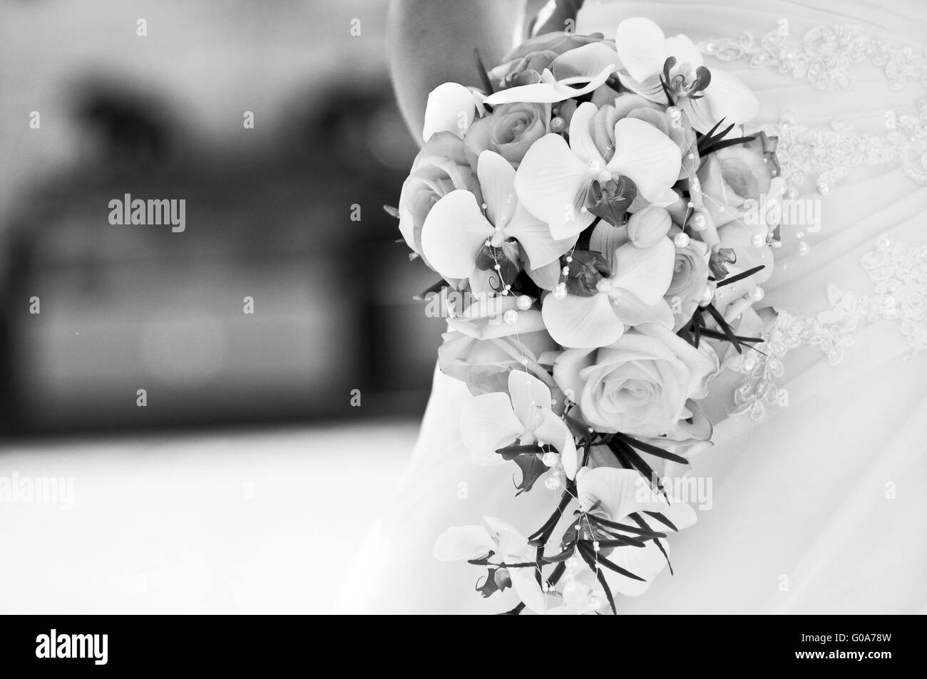 Hochzeits-Blumen Stockfoto