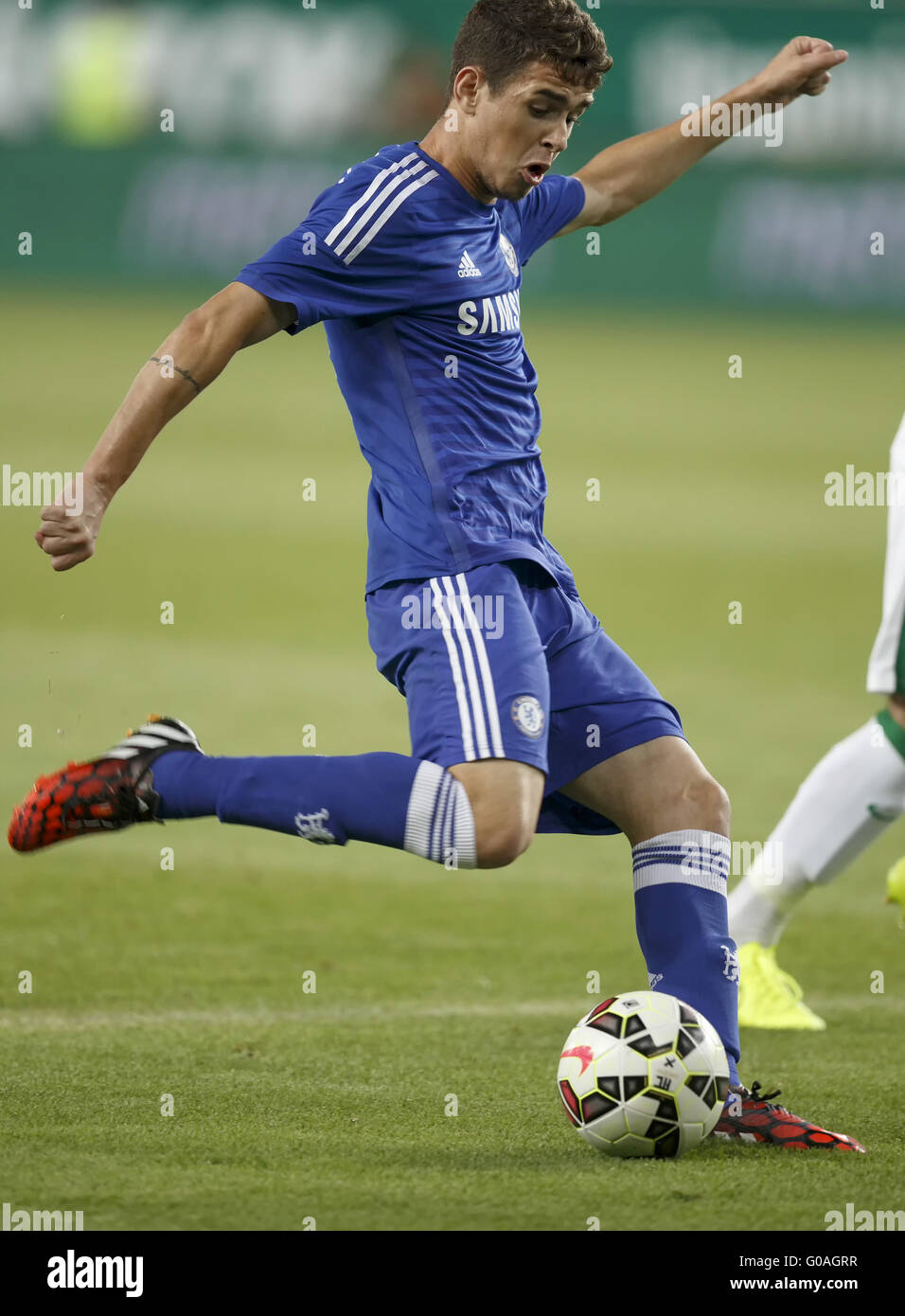 Ferencvaros vs. Chelsea Stadion Eröffnung Fußballspiel Stockfoto