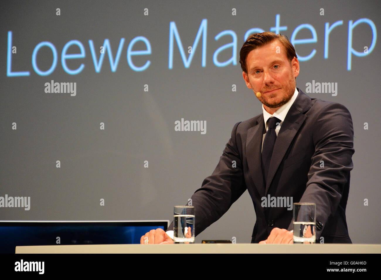 Markieren Sie Hüsges CEO von Consumer-Elektronik Loewe Stockfoto