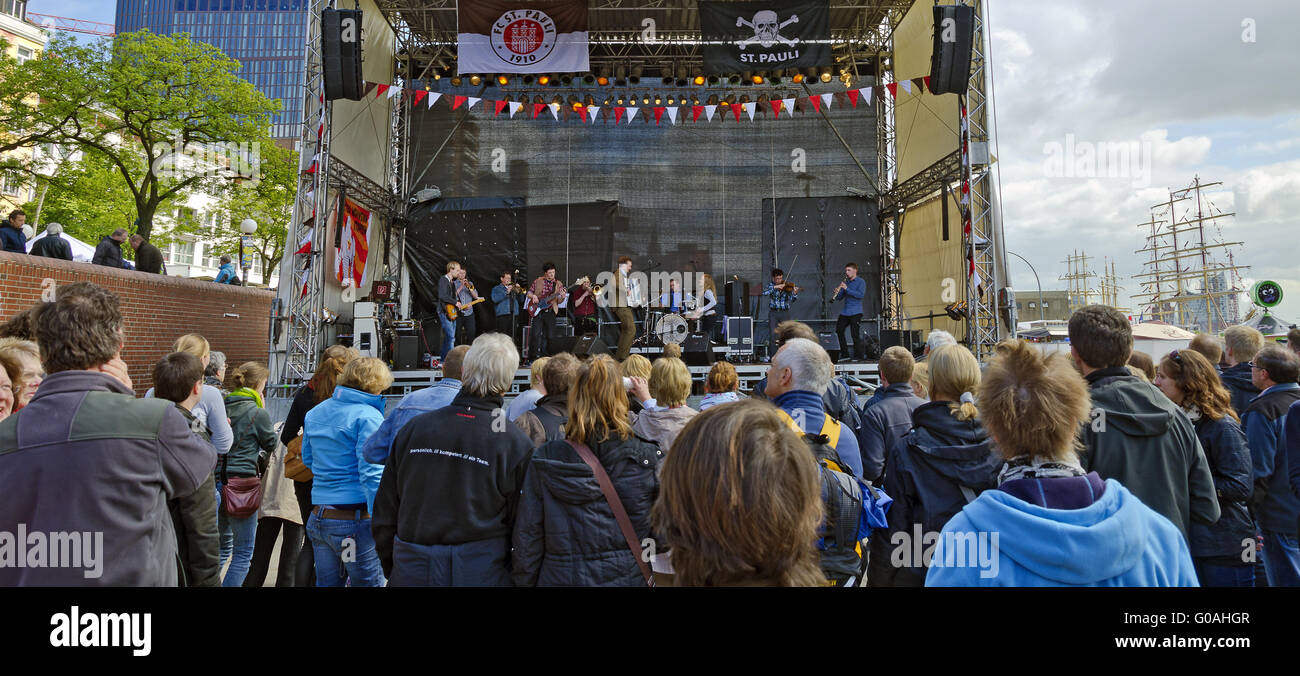 Crystal Weide am Hafengeburtstag Hamburg 2012 Stockfoto