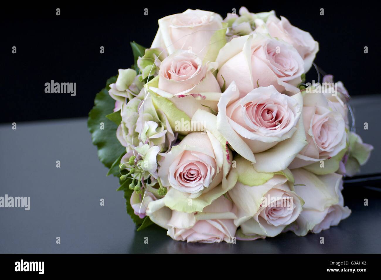 Brautstrauß Rosen Stockfoto