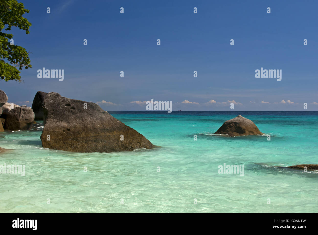 Küste der Similan Islands, Thailand Stockfoto