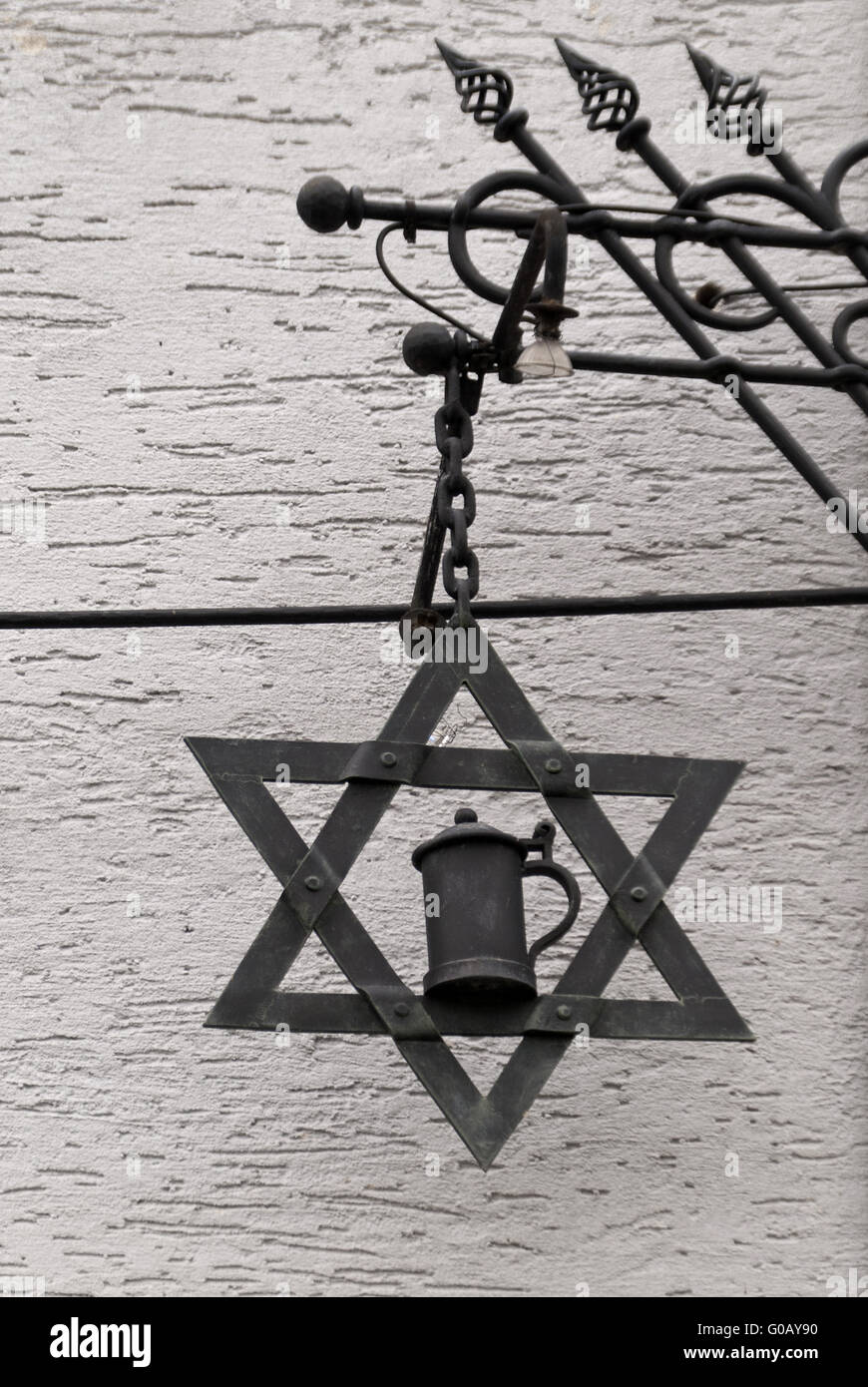 Traditionelle Zoigl-Bier-Brauerei in der Oberpfalz Stockfoto