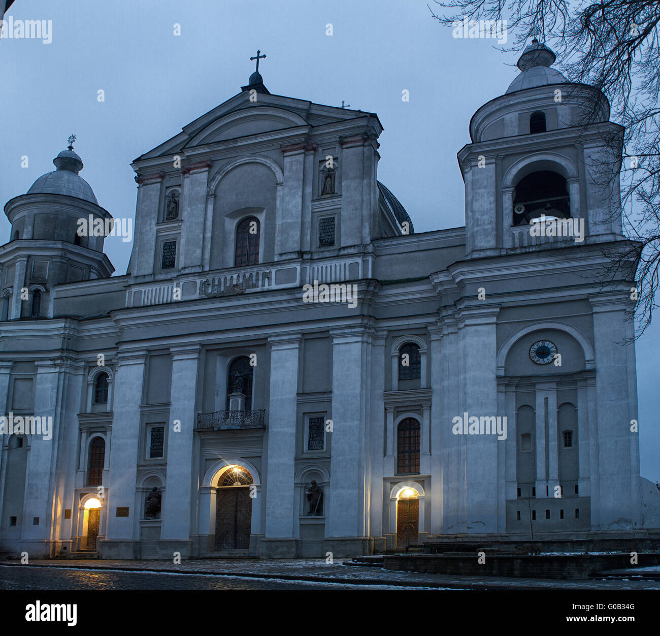 St. Petro und Pavlo katholische Kathedrale in Luzk Stockfoto
