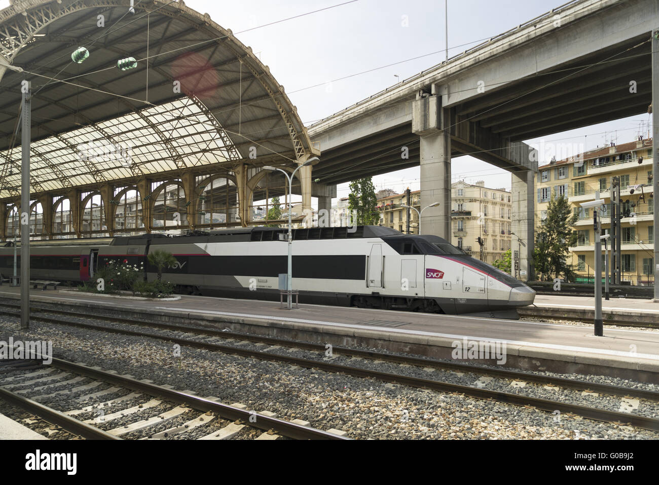 Französisch schnell Zug TGV Stockfoto