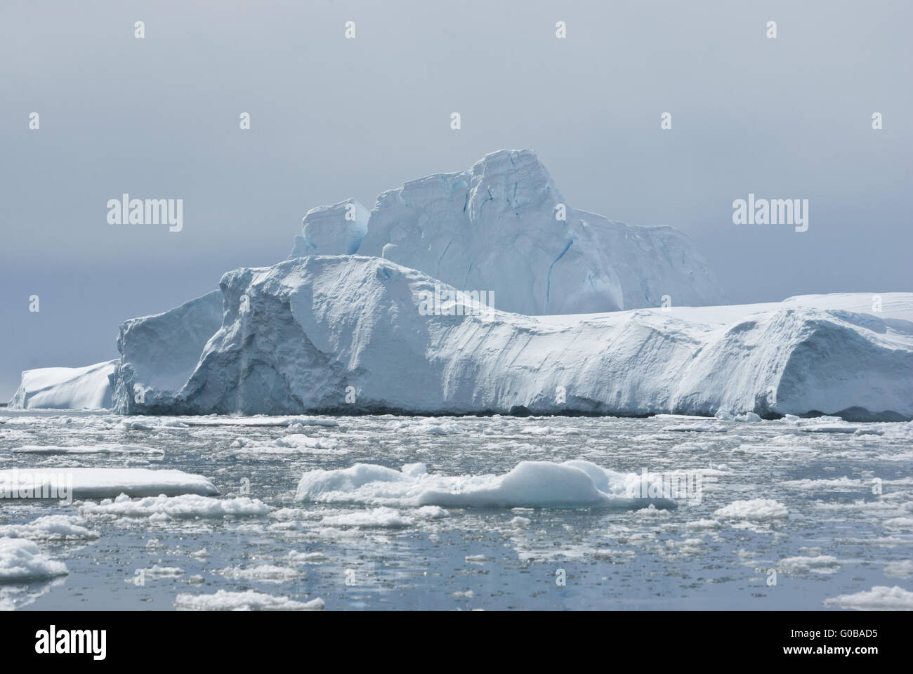 Eisberg im südlichen Ozean - 1. Stockfoto
