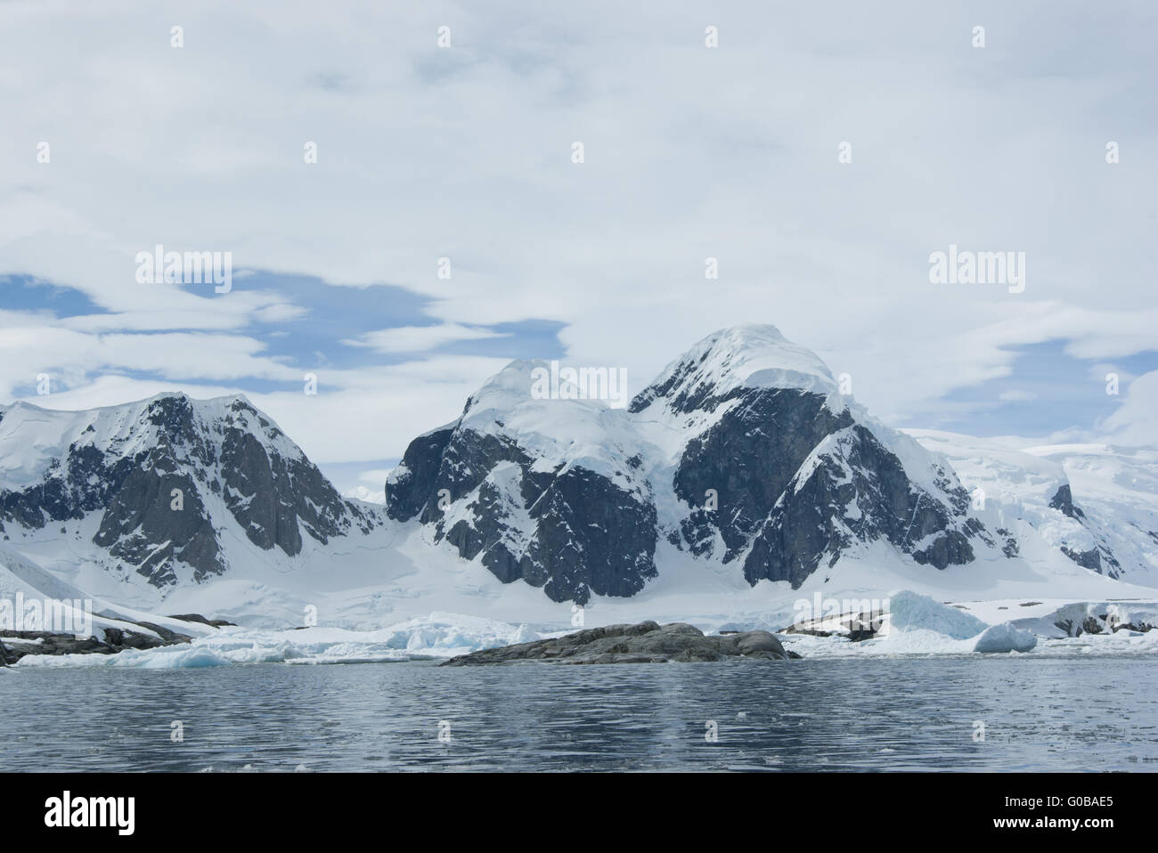 Bergen der Antarktis - 1. Stockfoto