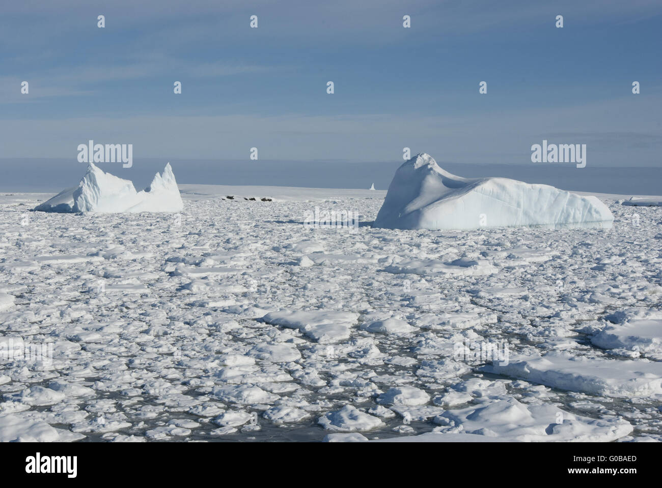 Eisberge im südlichen Ozean - 1. Stockfoto