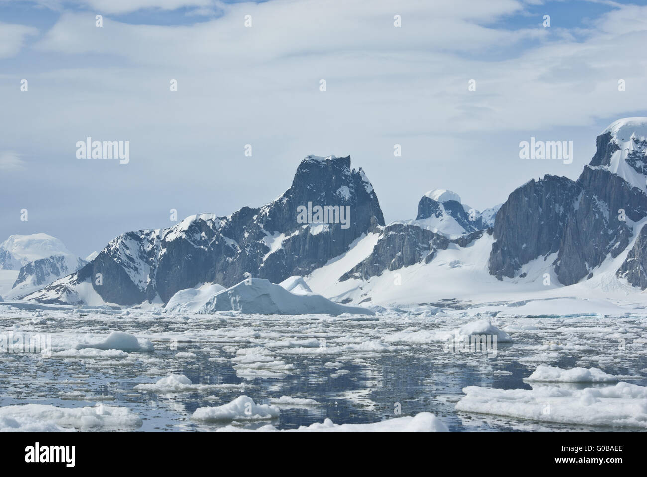 Bergen der Antarktis - 2. Stockfoto