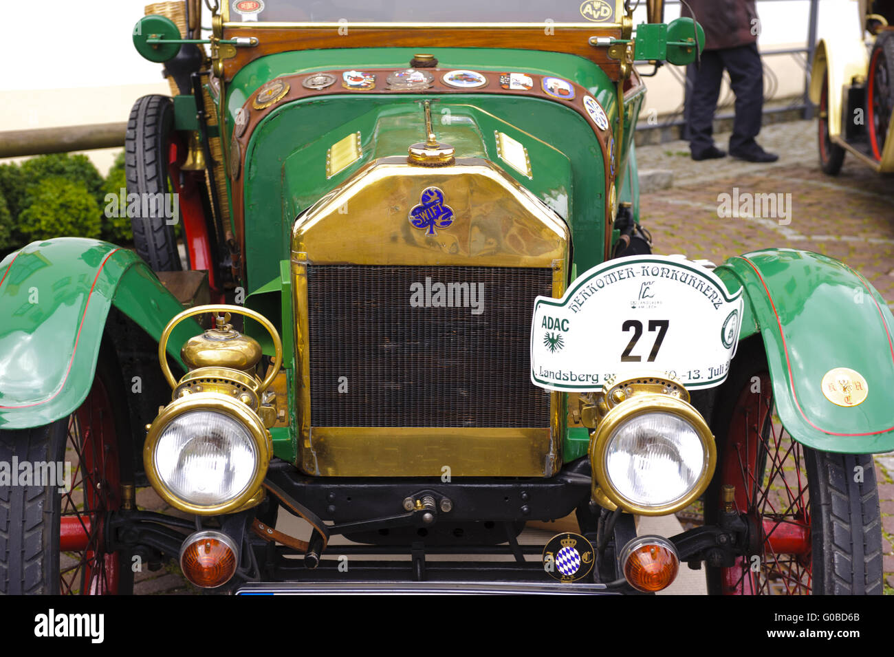 mindestens 80 Jahre alten Oldtimer-Rallye Stockfoto