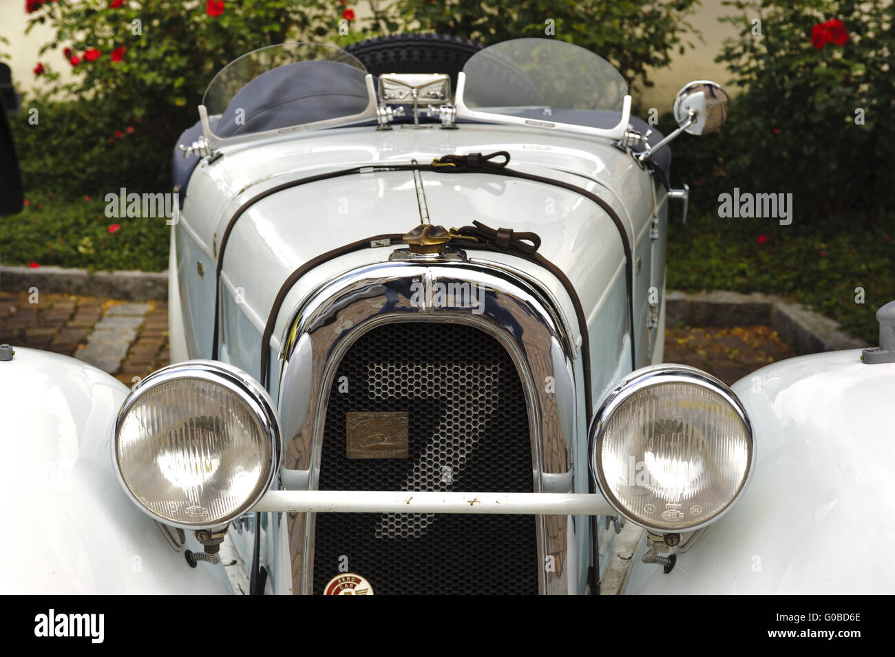 mindestens 80 Jahre alten Oldtimer-Rallye Stockfoto