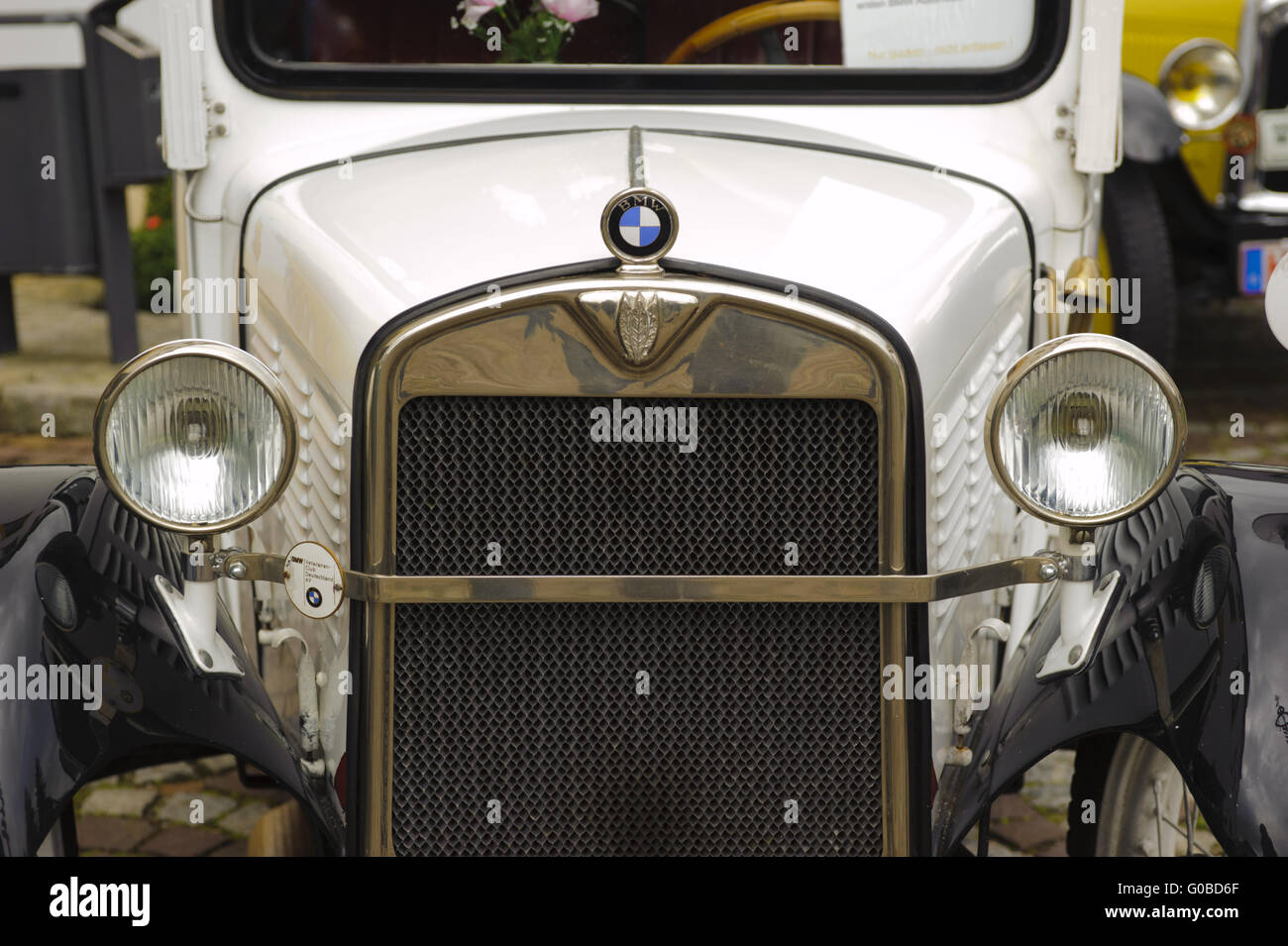 mindestens 80 Jahre alten Oldtimer-Rallye Stockfoto