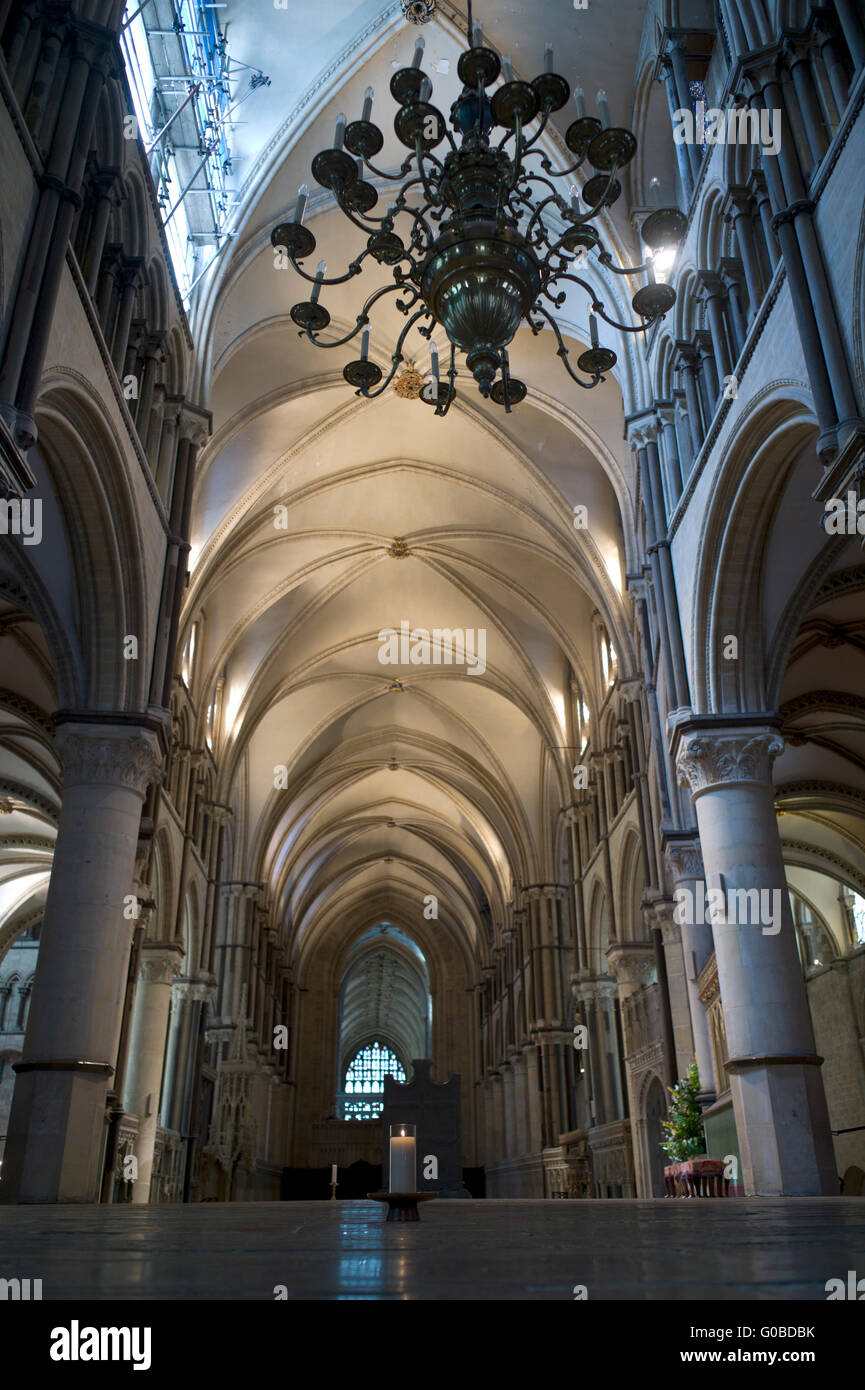 Die Kathedrale von Canterbury Kent England Juli 2015 Stockfoto