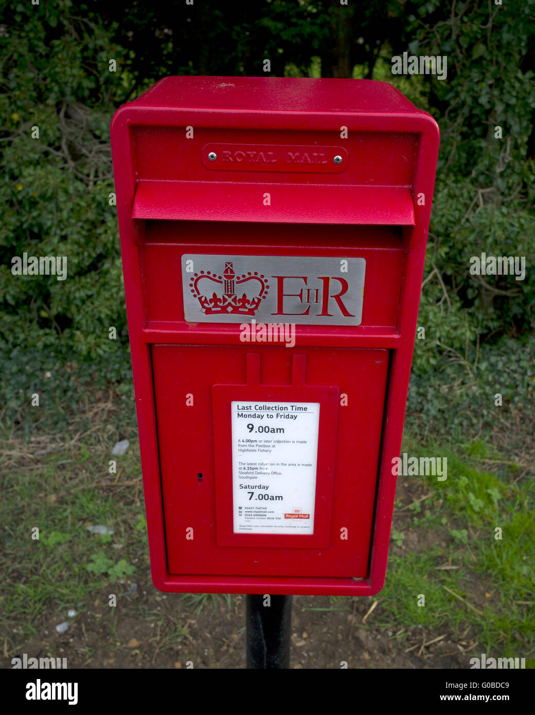 Post Box U.K Stockfoto