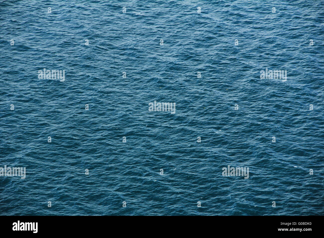 gekräuselte Wasserfläche Stockfoto