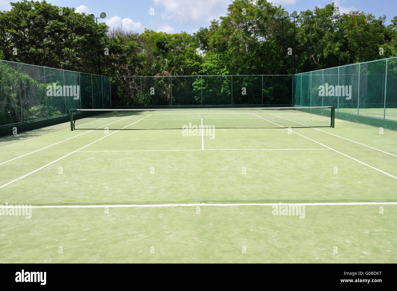 Tennisplatz Stockfoto