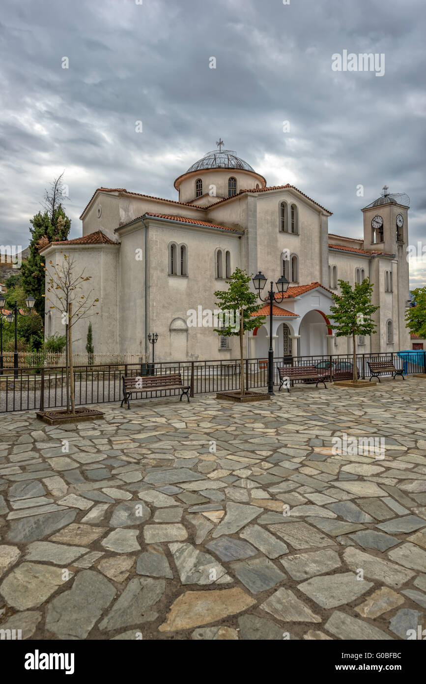 Kirche in Griechenland Dorf Kastraki in der Nähe von Meteora roc Stockfoto