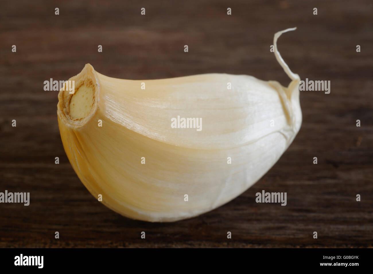 Knoblauchzehe Stockfoto