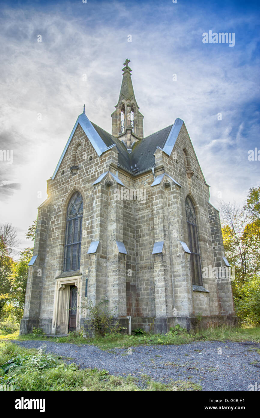 Kapelle auf der Crosshill in Arnsberg, Deutschland Stockfoto