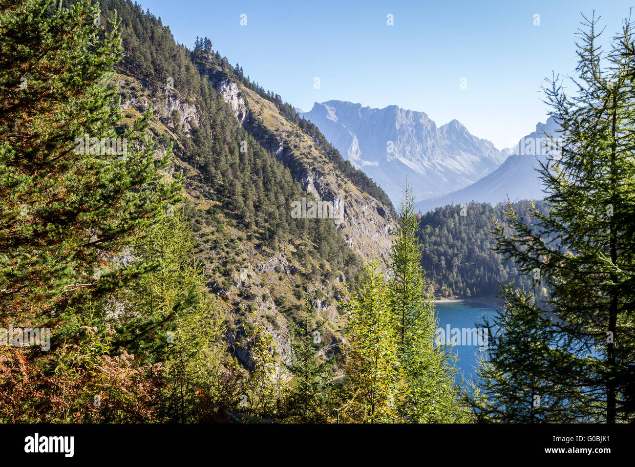 Bayerische Alpen Stockfoto
