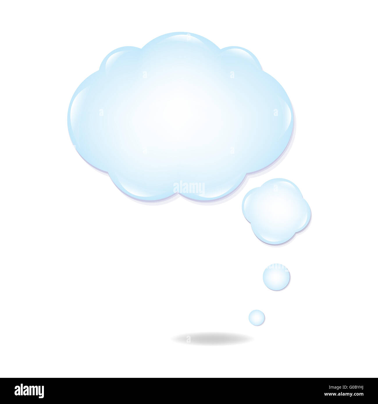 Cloud-Sprechblase Stockfoto