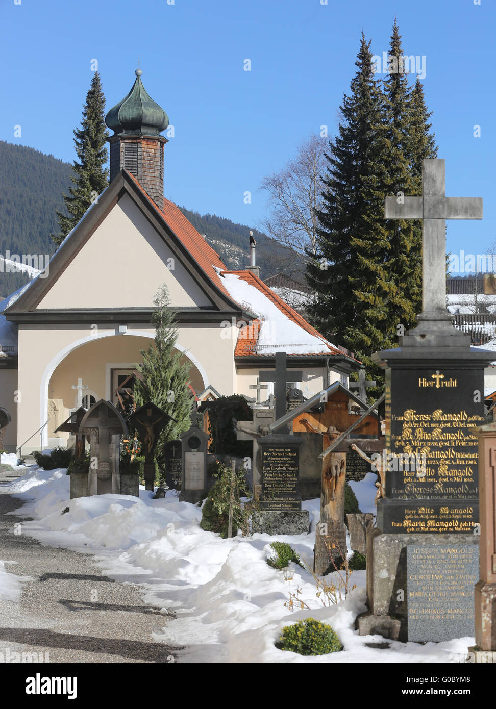 Chapelle Oberammergau Stockfoto