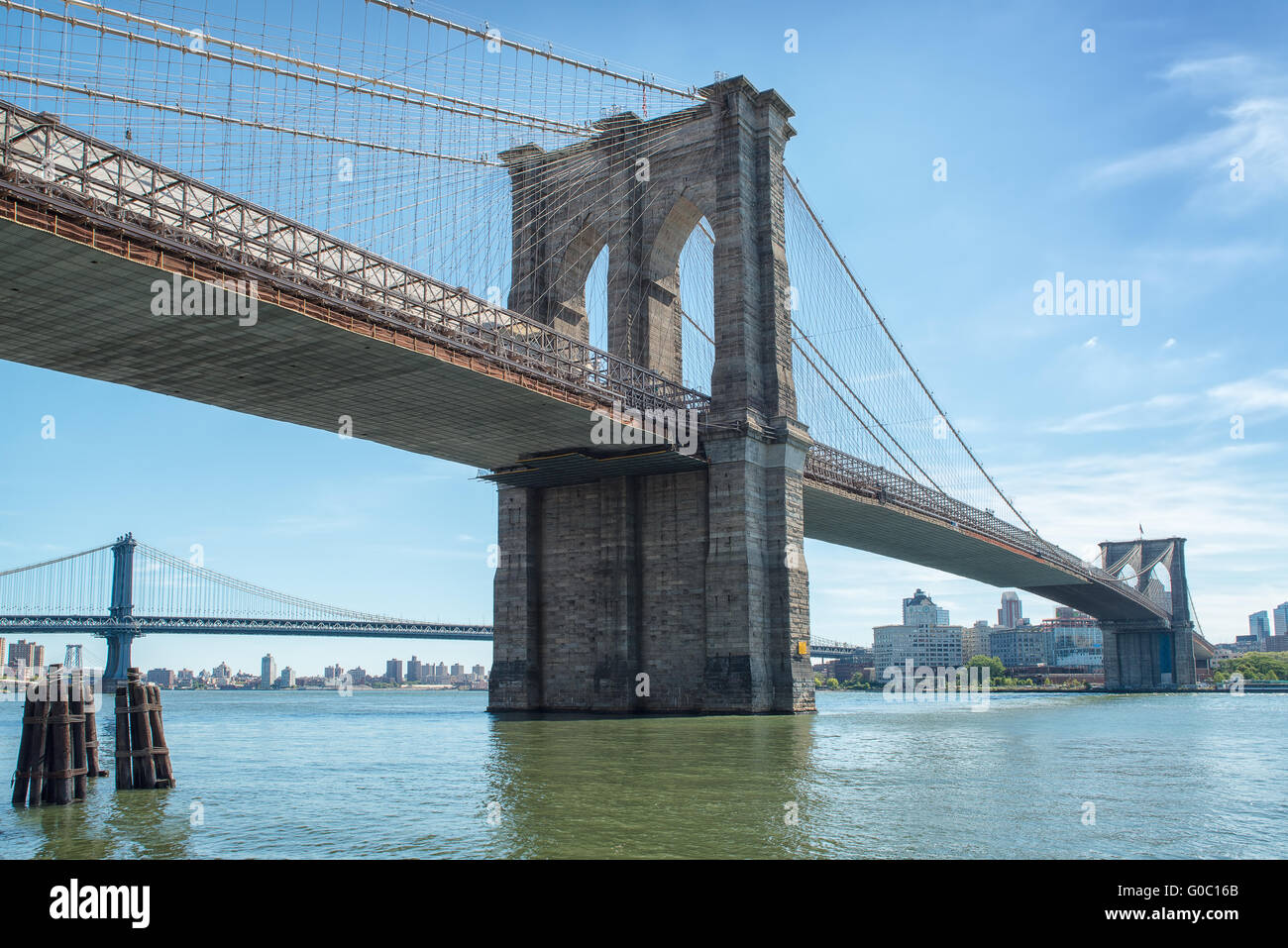 Brooklynbrücke Stockfoto