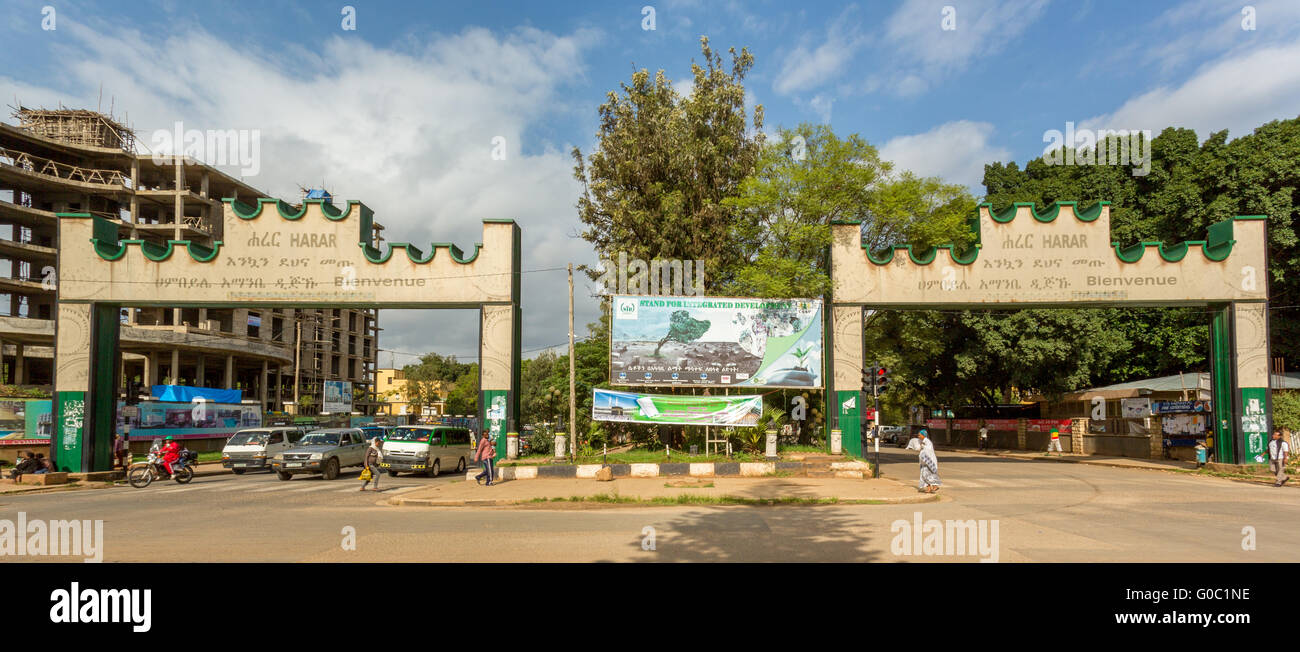 Harar Tor Stockfoto