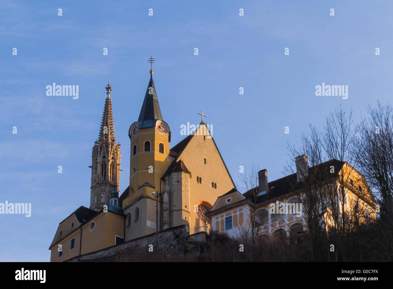 Die Wallfahrt Kirche Maria Strassengel Stockfoto