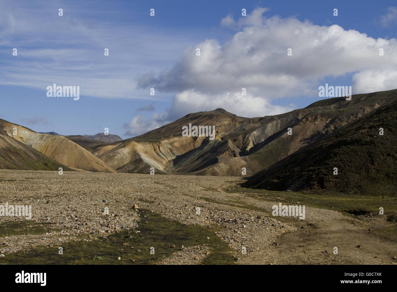 Region des vulcanism Stockfoto