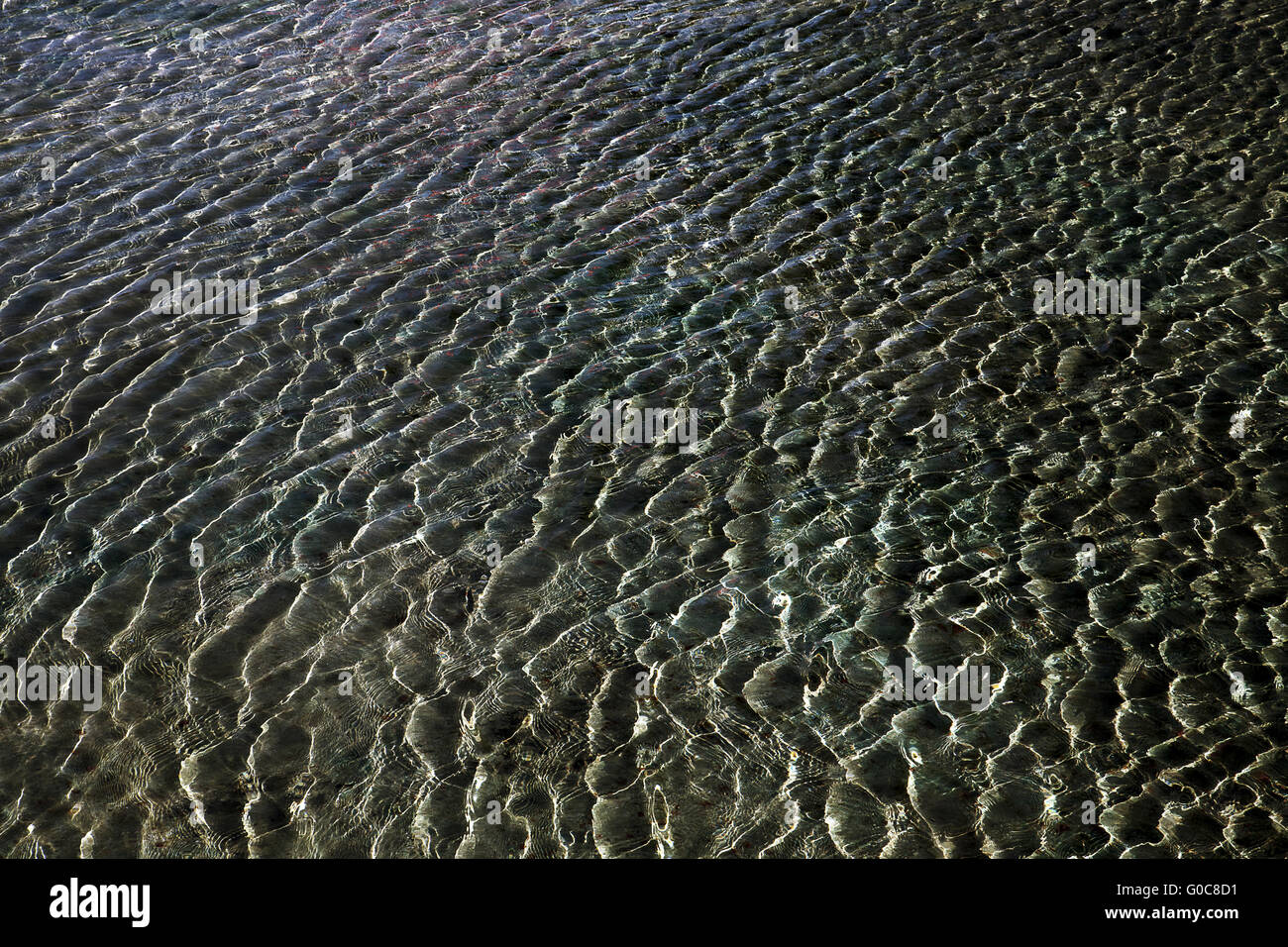 Muster im Wasser Stockfoto