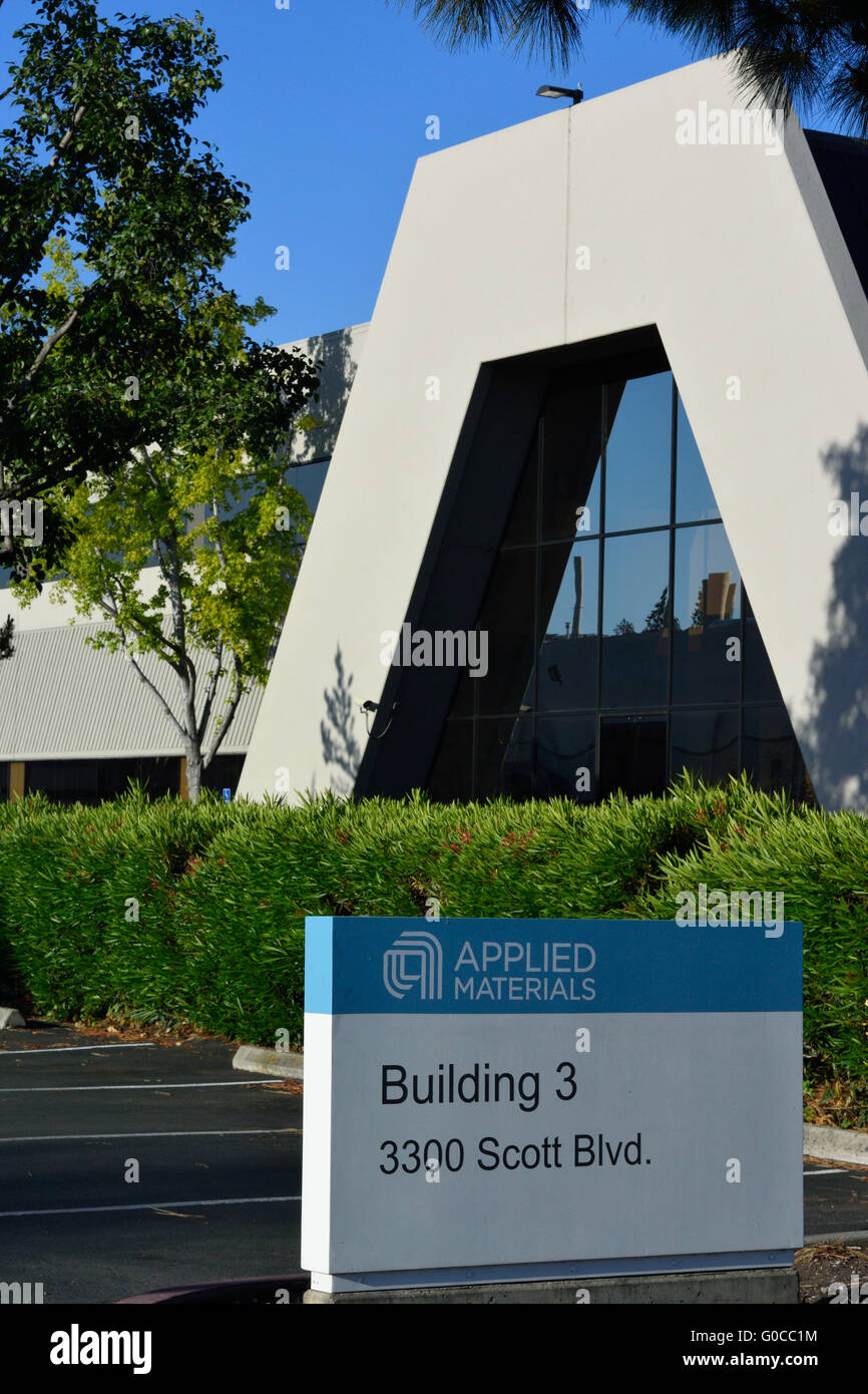 Applied Materials Inc. Hauptsitz, Santa Clara CA Stockfoto