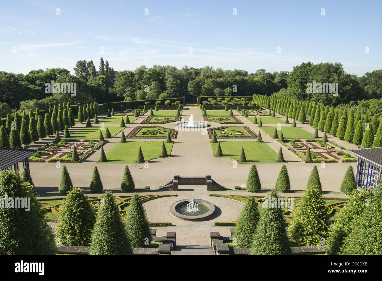 Barockgarten Kloster Kamp, Kamp-Lintfort, Deutschland Stockfotografie