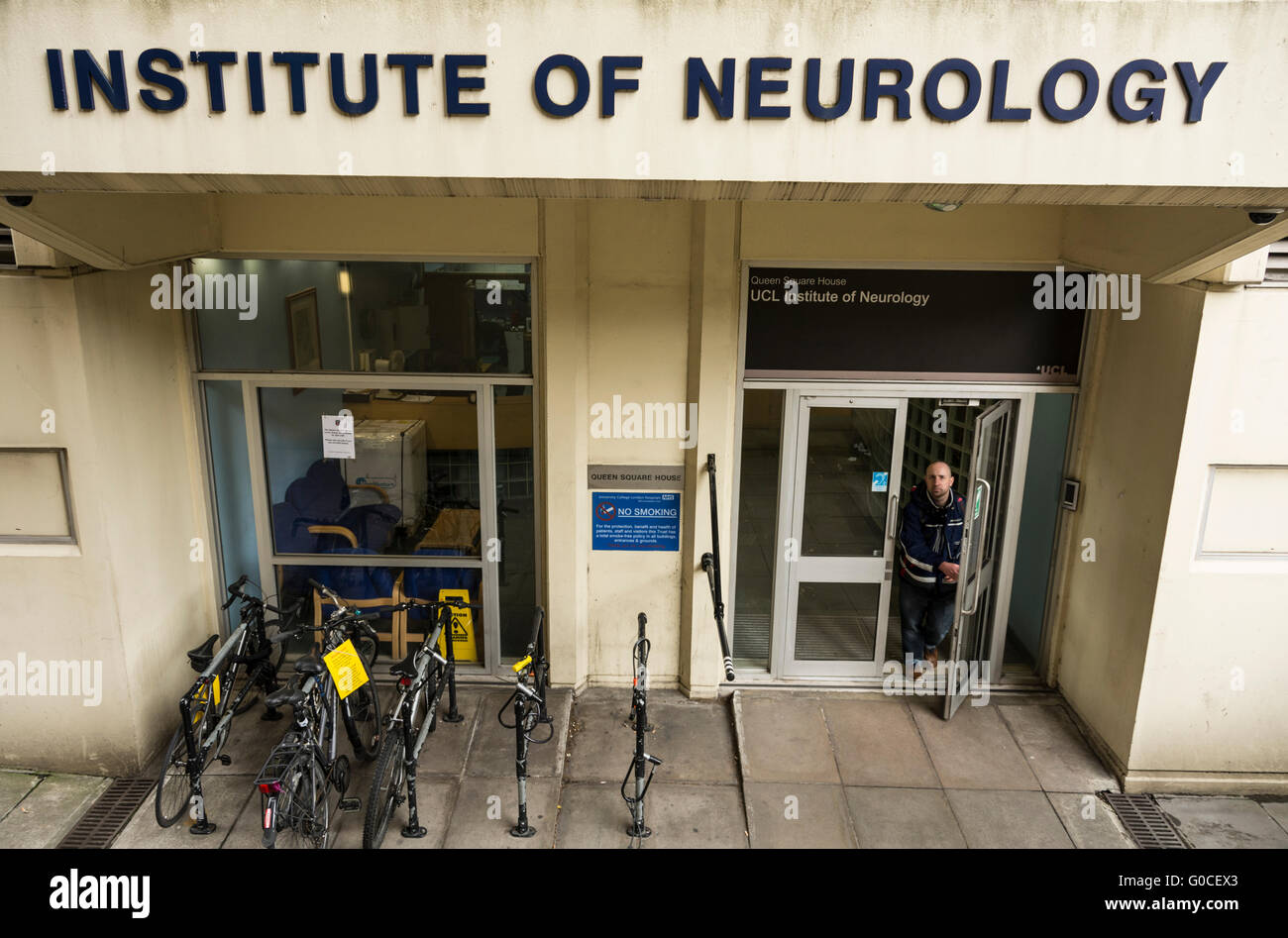 Das UCL Institute of Neurology ist ein Institut der Fakultät für Hirnwissenschaften des University College London Hospital (UCLH) Stockfoto