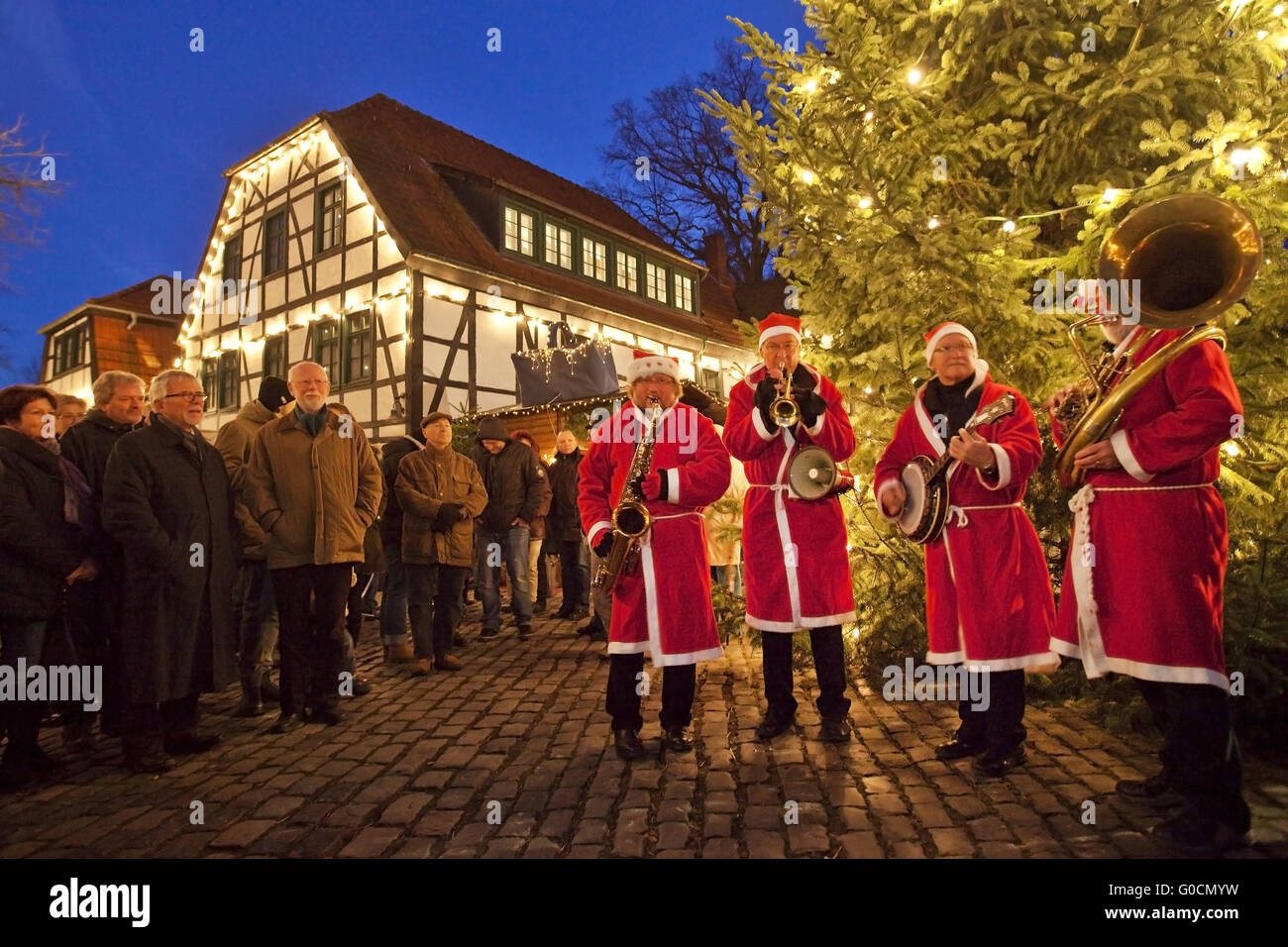 Weihnachtsmarkt am MasteBarendorf, Iserlohn Stockfotografie Alamy
