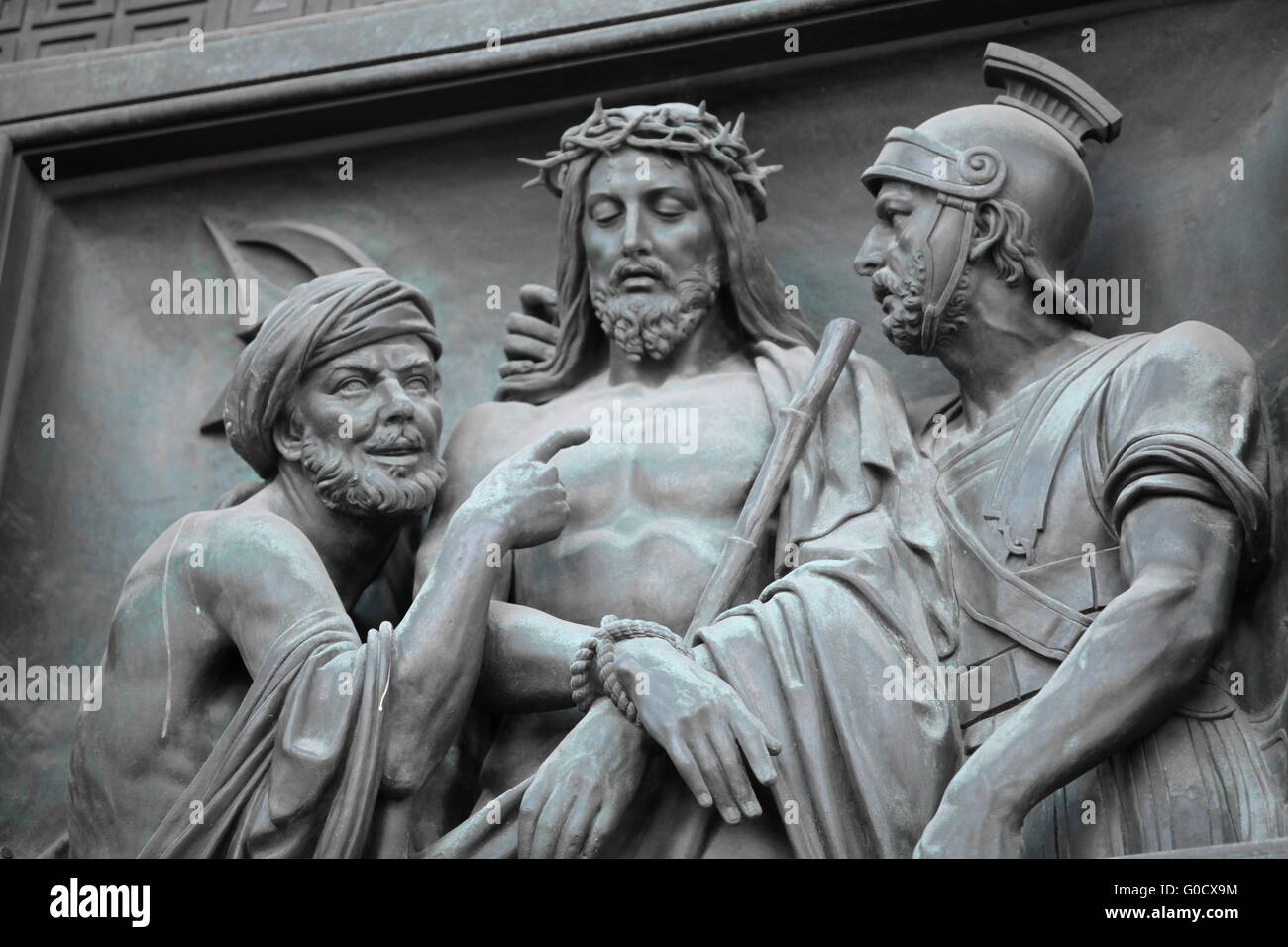 Verrat des Judas Stockfoto