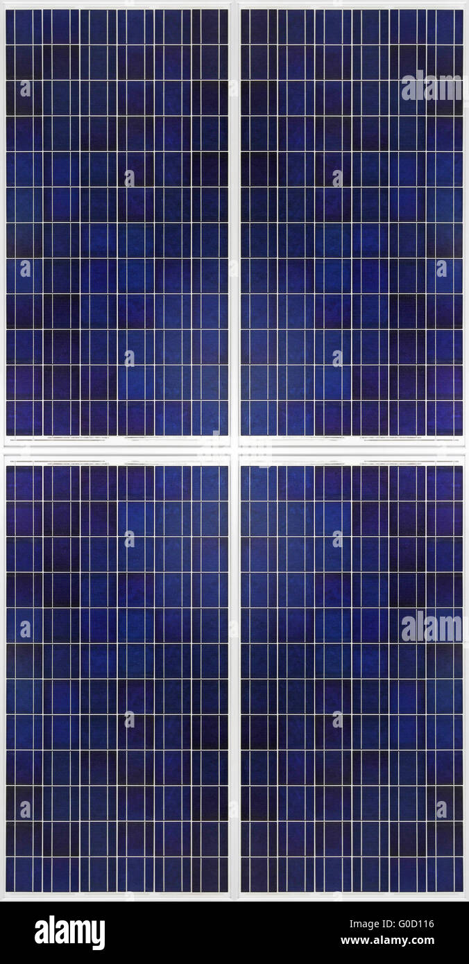 Photovoltaik-Solarzellen-Modul zur Erzeugung von Energie Stockfoto