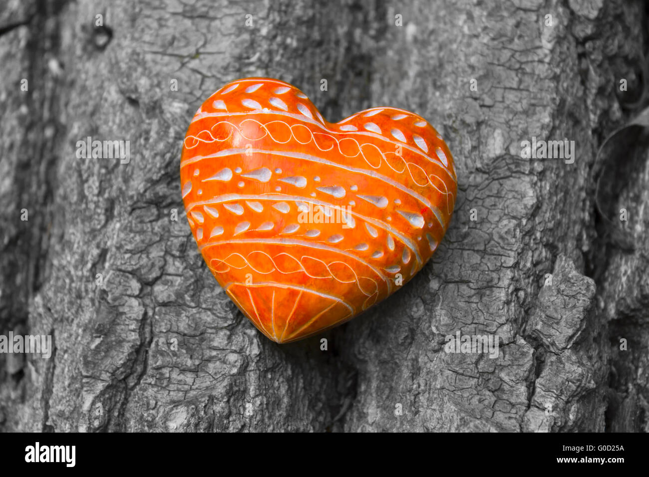 Rotes Herz Stockfoto