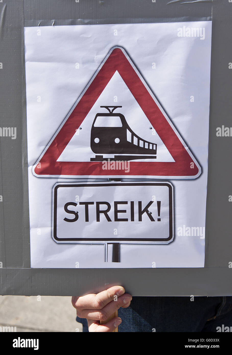 Streik Stockfoto