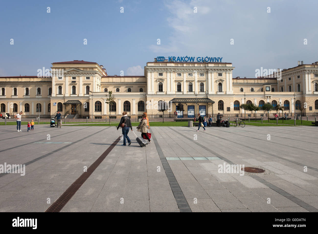 Kraków Główny, Central, Main, Eisenbahn, Bahnhof in Krakau, Polen Stockfoto